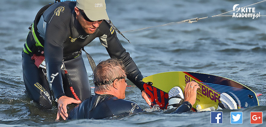 kitesurfing nauka