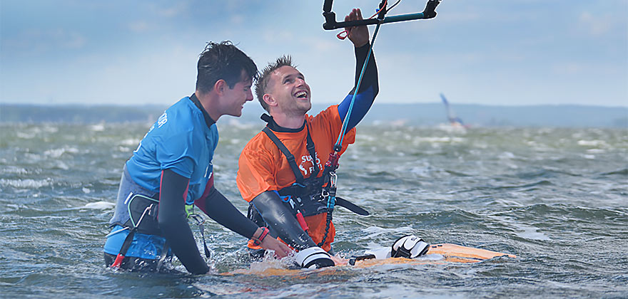 kitesurfing nauka