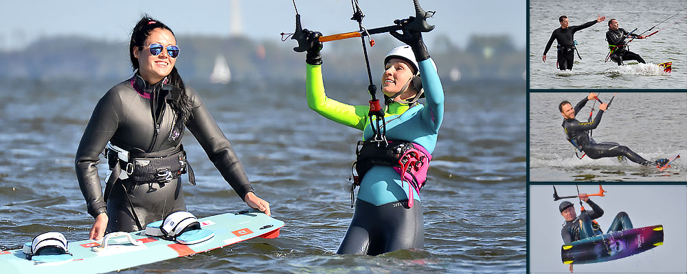 kitesurfing nauka sterowania