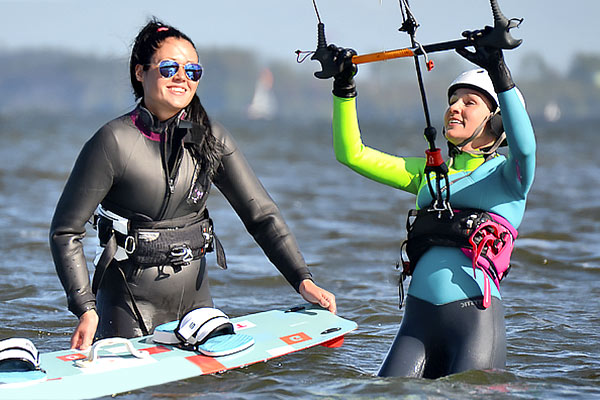 kitesurfing nauka sterowania